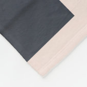 moderne Rose Gold macht 50 aussehen gutVlies Blank Fleecedecke (Ecke)