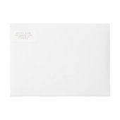 Moderne Rose Gold Script Hochzeit (Vorderseite)