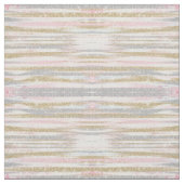 Moderne Rose Gold Silver Glitzer Striche Stoff (Muster)