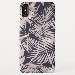Moderne Rose Gold Tropical Blätter Muster Case-Mate iPhone Hülle