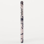 Moderne Rose Gold Tropical Blätter Muster Case-Mate iPhone Hülle (Hinten/Rechts)