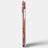 Moderne Rose Gold und Blumen Case-Mate iPhone Hülle (Rückseite / Links)