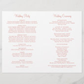 Moderne Rose - Goldene Herzenszeremonie (Rückseite)