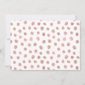 Moderne Rose - Goldene und heilige Einladung (Rückseite)