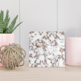 Moderne Rose Goldgrauweißer Marmor Fliese