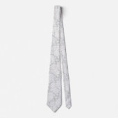 Moderne Rose Grau und Weiß Neck Tie Krawatte (Vorderseite)