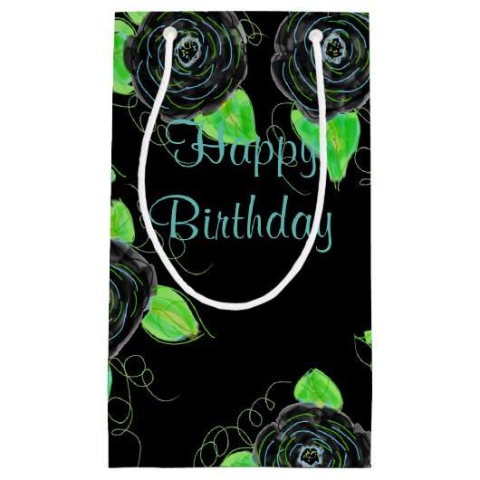 Moderne Rose Kleine Geschenktüte (Vorderseite)