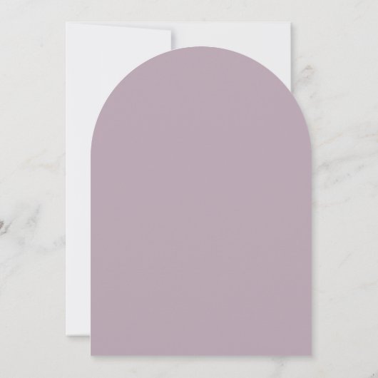 Moderne Rose & Mauve Modern Arch Wedding Einladung (Rückseite)