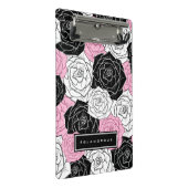 Moderne Rose Mini Klemmbrett (Schrägansicht)