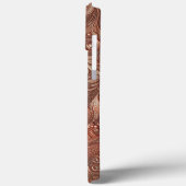 Moderne Rose mit Gold und Blumen3 Case-Mate iPhone Hülle (Rückseite / Links)