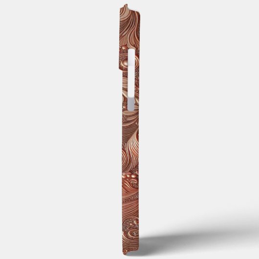 Moderne Rose mit Gold und Blumen3 Case-Mate iPhone Hülle (Rückseite / Links)