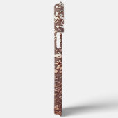 Moderne Rose mit Gold und Blumen4 Case-Mate iPhone Hülle (Rückseite / Rechts)