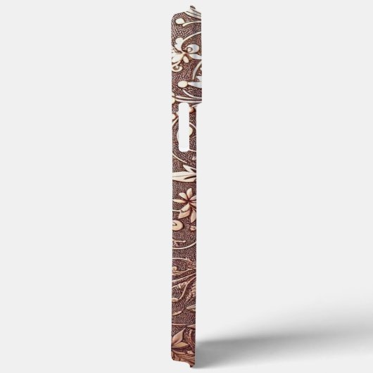 Moderne Rose mit Gold und Blumen4 Case-Mate iPhone Hülle (Rückseite / Rechts)