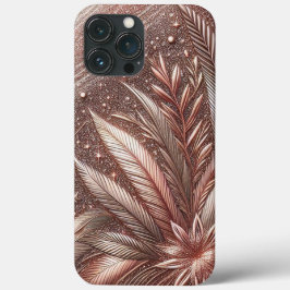 Moderne Rose mit Gold und Blumen7 Case-Mate iPhone Hülle