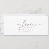 Moderne Rose mit Sitzkarte (Vorderseite)