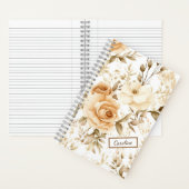 Moderne Rose neutral Notizblock (Innen)