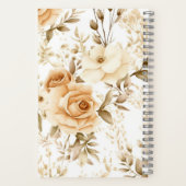 Moderne Rose neutral Notizblock (Rückseite)