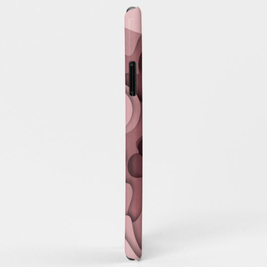 Moderne Rose Rosa Elegant Abstrakt Case-Mate iPhone Hülle (Hinten/Rechts)