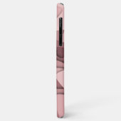 Moderne Rose Rosa Elegant Abstrakt Case-Mate iPhone Hülle (Hinten/Links)