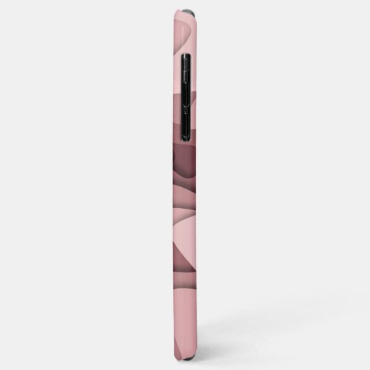 Moderne Rose Rosa Elegant Abstrakt Case-Mate iPhone Hülle (Hinten/Links)