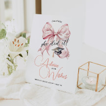 Moderne Rosegold Bow Abschluss Beratung & Wünsche