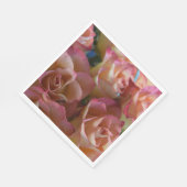 Moderne Rosen-Papiertücher Serviette (Ecke)