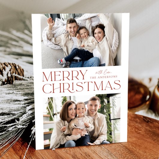 Moderne Rost frohe Weihnachten 2 Foto