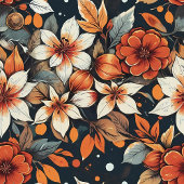 Moderne rostige Blume mit individuelle Name Fleecedecke