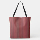 Moderne rot gestreifte Universaltasche Tasche (Rückseite)