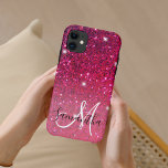 Moderne Rot-Rosa-Glitzer-Glitzern Name Case-Mate iPhone Hülle<br><div class="desc">Unser sensationelles Produkt: Moderne Rot & Rosa Glitzer Glitzern! Fügen Sie Ihrem Leben eine Touch Glamour und Pizzazz hinzu mit diesen faszinierenden Glitzer-Glitzern, die entworfen wurden, um alle, die Augen auf sie legen, zu faszinieren und zu ersticken. Ob Sie Ihre persönlichen Sachen schmücken, atemberaubende Handwerkskunst kreieren oder Ihrer Wohngestaltung eine...</div>