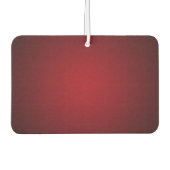 Moderne Rot-Schwarz Grainy Vignette Autolufterfrischer (Vorderseite)