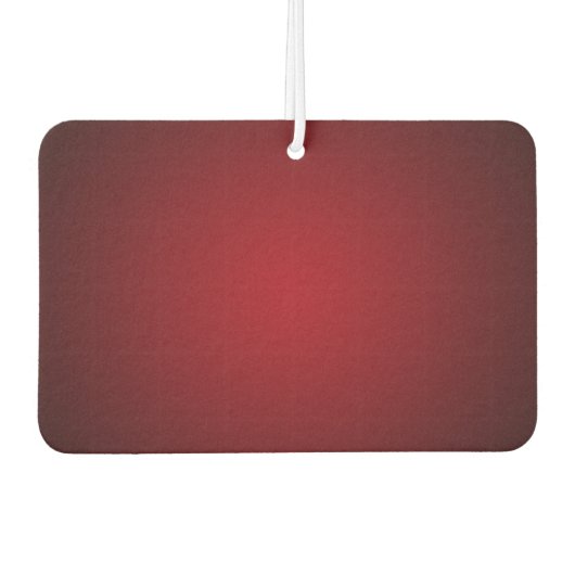 Moderne Rot-Schwarz Grainy Vignette Autolufterfrischer (Vorderseite)