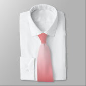 Moderne, rot-weiße Gradient Abstrakte Neck Tie Krawatte (Gebunden)