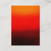 Moderne rote Bürokarte Visitenkarte (Rückseite)