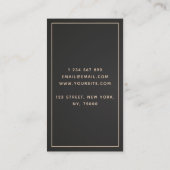 Moderne rote Gitarrenmusik Unterricht Musiker Rahm Visitenkarte (Rückseite)