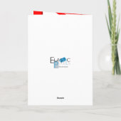 Moderne rote Grüntöne aus dem Mittelalter - Weißer Karte (Rückseite)