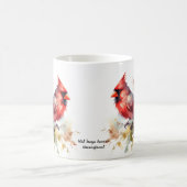 Moderne Rote Kardinalfarbe Kaffeetasse (Mittel)