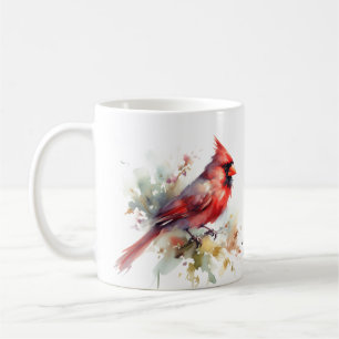 Moderne Rote Kardinalfarbe Kaffeetasse