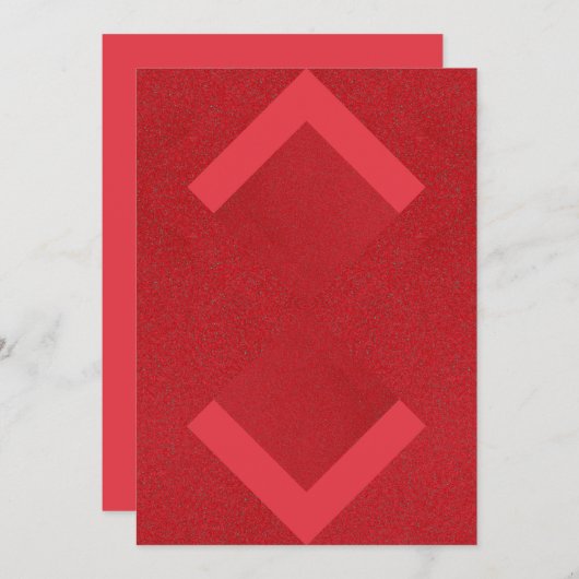 Moderne Rote Karte der Pfeile - individuell einste (Vorne/Hinten)