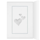 Moderne Rote Liebe Foto Valentinstag Cards (Innen (Links))