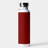 Moderne rote Monogramm Trinkflasche (Rechts)