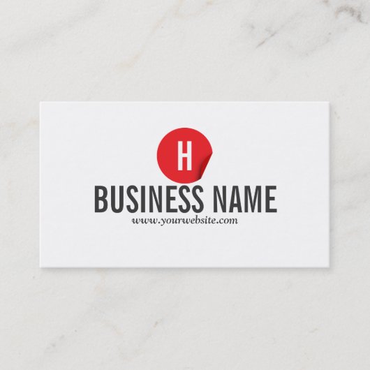 Moderne rote Punkt-Sänger-Visitenkarte Visitenkarte (Vorderseite)