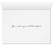 Moderne Rote Rose Benutzerdefinierte TextGremium-K (Innenansicht Horizontal (Unten))