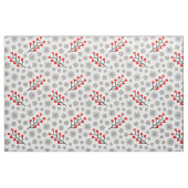 Moderne rote und graue Baumwolle (56" Breite) Stoff (Fat Quarter (45,7 x 55,9 cm))