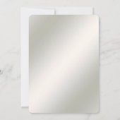 Moderne Rote Weihnachtsfeier Einladung (Rückseite)