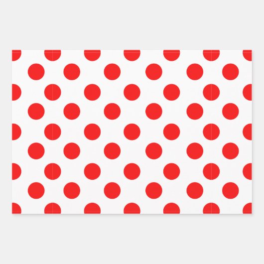 Moderne rote Weihnachtssteine, Streifen und Baum Geschenkpapier Set (Vorderseite)