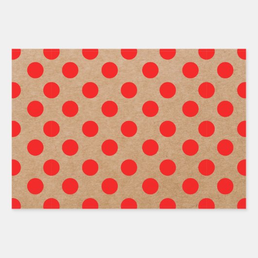 Moderne rote Weihnachtssteine, Streifen und Baum Geschenkpapier Set (Vorderseite)