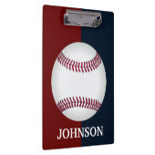 Moderne rote, weiße und blaue Baseball Klemmbrett (Rechts)