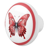 Moderne Rotschmetterlingsknöchel Keramikknauf (Rechts)