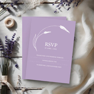 Moderne RSVP Card Hochzeitswebsite